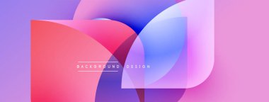 Soyut renkli katmanlar dinamik görsel efekt yaratır. Yumuşak gradyanlar harmanlanarak modern arkaplan tasarımı oluşturur. Pembe, mor renkler kompozisyona hakim..