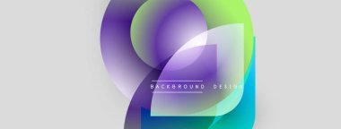 Soyut sıvı şekiller, canlı renklerin karışımı. Modern tasarım unsuru, eğim etkisi, pürüzsüz geçişler. Arkaplan yenilik ve yaratıcılığı öneriyor.