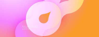 Soyut arkaplan özellikleri akan şekiller, yumuşak eğimler. Renkler pembe, turuncu, şeftali rengi. Minimalist tasarım, modern estetik.