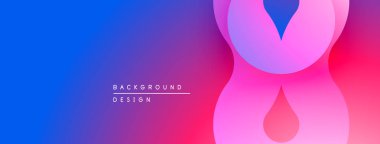 Soyut eğim arkaplanı. Pembe, mor renklere canlı mavi geçişler. Dijital projeler için modern tasarım ögesi.