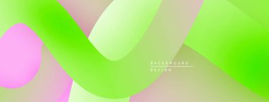 Soyut, enerjik bir arkaplan. Yumuşak renk eğimleri karışır, akışkan şekiller yaratır. Dijital projeler için modern tasarım ögesi.