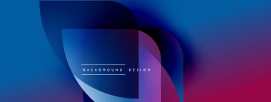 Soyut eğim arkaplanı. Mavi, mor, pembe renkler düzgün bir şekilde harmanlanır. Dijital projeler için modern tasarım öğesi. Metin arkaplan tasarımı okur.