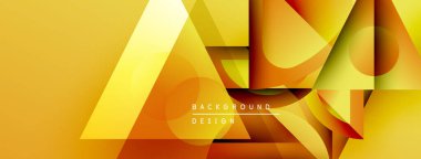 Soyut geometrik şekiller, canlı sarı loworworange eğimleri. Metin arkaplan tasarımı odaklı modern tasarım. Minimalist estetik.