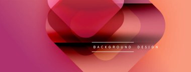 Soyut sıvı şekilleri örtüşür ve canlı bir değişim etkisi yaratır. Sıcak renkler kompozisyona hakim, modern tasarımın estetik olduğunu gösteriyor..