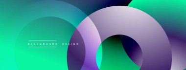 Soyut tasarım özellikleri üst üste biniyor. Değişik renkler mordan maviye karışıyor. Modern estetik, basit kompozisyon. Arkaplan ögesi.