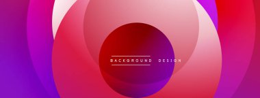 Soyut renkli çemberler örtüşüyor ve canlı bir gradyan arkaplan oluşturuyor. Metin, arkaplan tasarımını merkez şekil içinde okur.