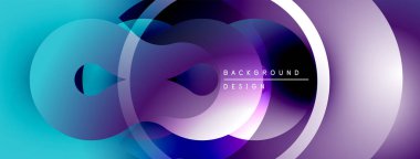 Soyut sıvı şekilleri, canlı gradyanlar. Mor, mavi renkler kusursuz bir şekilde harmanlanır. Arkaplan ve sunumlar için modern tasarım ögesi.