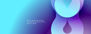 Soyut eğim arkaplanı. Mavi, mor renkler düzgün bir şekilde harmanlanır. Minimalist tasarım, modern estetik, dijital projeler için uygun.