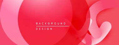 Soyut kırmızı arkaplan. Üst üste binen şekiller dinamik görsel efekt yaratır. Sunumlar ve web siteleri için uygun minimalist tasarım.