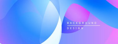 Soyut sıvı şekilleri mavileri, morları, beyazları harmanlıyor. Gradyan renkler dinamik görsel efekt yaratır. Arka planlar için modern tasarım ögesi.