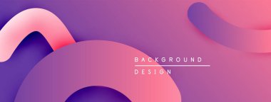 Soyut sıvı şekiller, canlı pembeler, morlar modern arka plan yaratır. Minimalist tasarım, pürüzsüz gradyanlar görsel ilgi sunar.