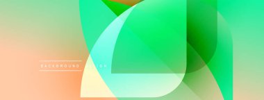 Soyut sıvı şekilleri örtüşür ve canlı bir arkaplan oluşturur. Yumuşak renkler karışır, hareket ve enerji izlenimi verir. Modern tasarım ögesi.