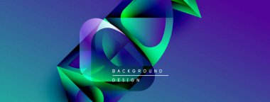 Soyut enerjik tasarım. Akan şekiller mavileri, yeşillikleri, morları harmanlıyor. Arka planlar ve sunumlar için modern estetik.