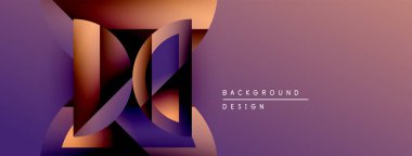 Soyut geometrik tasarım. Mor, kırmızı renkler harmanlanarak dinamik görsel efekt yaratır. Çeşitli projeler için modern arkaplan.