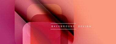 Soyut geometrik şekiller, gradyanlar, sıcak renkler. Modern tasarım elementleri dinamik görsel kompozisyon oluşturur. Minimalist estetik.