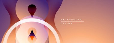 Soyut sıvı şekiller, değişken renkler, modern tasarım. Yumuşak kıvrımlar dinamik bileşim yaratır. Sıcak tonlar görsel alana hakim olur..