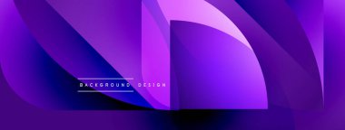 Soyut mor tasarım akışkan şekiller, gradyanlar içerir. Modern arka plan dijital projeler ve sunumlar için idealdir. Canlı, dinamik bileşim.