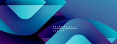 Soyut akışkan şekiller, canlı mavi mor gradyanlar. Modern tasarım öğesi, dinamik kompozisyon, pürüzsüz geçişler. Projeler için arkaplan dokusu.