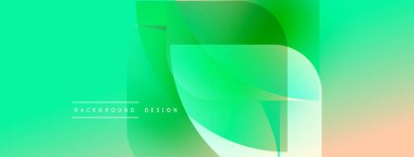 Soyut eğim arkaplanı. Üst üste binen şekiller dinamik görsel efekt yaratır. Yumuşak renkler pürüzsüzce harmanlanır, modern tasarım ögesi.