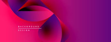 Soyut eğim arkaplanı. Dinamik şekiller örtüşür, canlı görsel efektler yaratır. Modern tasarım ögeleri pürüzsüz geçişler sunar.