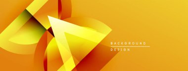 Soyut dinamik tasarım. Parlak sarı, turuncu renkler akışkan şekiller yaratır. Pankartlar ve sunumlar için modern arkaplan uygun.