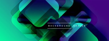 Soyut gradyan şekiller örtüşür, canlı modern arkaplan oluşturur. Metin, kompozisyon içerisindeki arkaplan tasarımını okur.