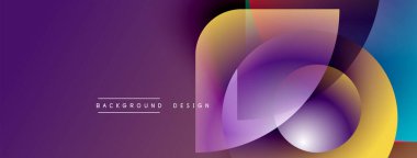 Soyut mor arkaplan akışkan şekiller, gradyanlar. Modern tasarım elementleri dinamik görsel etki yaratır. Metin arkaplan tasarımı okur.