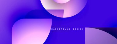 Soyut sıvı şekilleri, mor renkler baskın gelir. Modern tasarım elementleri dinamik görsel etki yaratır. Arkaplanda değişken geçişler var.