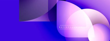 Soyut sıvı şekilleri örtüşür ve canlı mor gradyanlar yaratır. Modern tasarım enerjiyi, hareketi, derinliği çağrıştırıyor. Metin arkaplan tasarımı okur.