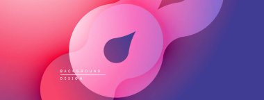 Soyut eğim arkaplanı. Pembe, mor, mavi renkler düzgün bir şekilde harmanlanır. Dijital projeler için modern tasarım öğesi. Minimalist estetik.