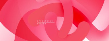 Soyut akış kurdeleleri, pembe renkler, modern tasarım. Yumuşak gradyanlar dinamik görsel doku oluşturur. Minimalist arkaplan ögesi.