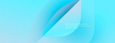 Soyut mavi eğimler akan şekiller yaratır. Metin içerikli minimalist tasarım. Yumuşak geçişler, modern estetik.