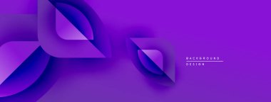 Soyut mor katmanlar dinamik akış şekilleri yaratır. Modern tasarım öğesi, arka planlar ve sunumlar için uygun. Minimalist estetik.