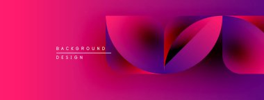 Soyut gradyan tasarımı. Pembe, mor renkler düzgün bir şekilde harmanlanır. Modern estetik, basit metin elementleri mevcut. Temiz görsel bileşim.