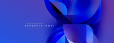 Soyut mavi eğimler akışkan şekiller oluşturur. Modern tasarım elementleri dinamik görsel doku oluşturur. Arkaplanda metin arkaplan, tasarım.
