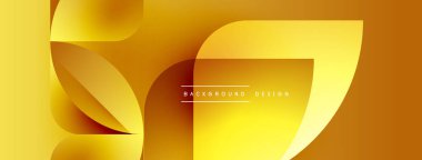 Soyut altın katmanlar dinamik görsel efekt yaratır. Yumuşak eğimler, modern tasarım, arka planlar ve sunumlar için uygun..