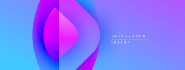 Soyut eğim arkaplanı. Mavi, mor renkler düzgün bir şekilde harmanlanır. Modern tasarım elementleri görsel ilgi yaratır. Minimalist estetik.