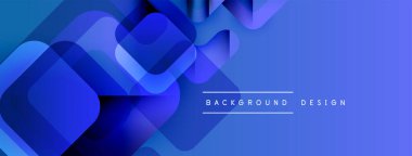 Soyut mavi şekiller dinamik görsel efekt oluşturur. Modern tasarım arka planlar ve sunumlar için uygundur. Temiz, basit estetik..