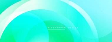 Soyut turkuaz, yeşil katmanlar akışkan dinamik arkaplan oluşturur. Yumuşak eğimler, dairesel şekiller hareketi, modern tasarım estetiğini akla getiriyor..