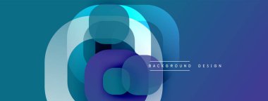 Soyut katmanlar dinamik görsel efekt yaratır. Mavi tonlar modern estetik sunarak kompozisyona hükmediyor. Minimalist tasarım çeşitli uygulamalara uyar.