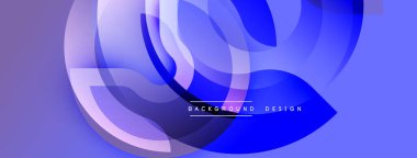 Soyut sıvı şekilleri, mavi mor gradyan. Modern tasarım öğesi, dinamik kompozisyon, pürüzsüz geçişler. Projeler için arkaplan dokusu.