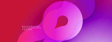 Soyut eğim arkaplanı. Üst üste binen şekiller dinamik görsel efekt yaratır. Canlı renkler, modern estetik sunarak sorunsuz bir geçiş sağlıyor.