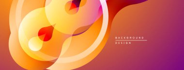 Soyut enerji katmanları dinamik akış yaratır. Sıcak renkler harmanlanarak modern tasarım elementini oluşturur. Yumuşak eğimler hareketi, enerjiyi gösterir.