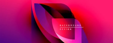 Soyut gradyan tasarımı. Canlı mor, mor renkler pürüzsüz bir şekilde harmanlanmış. Modern, dinamik kompozisyon arkaplan ve sunumlar için uygundur.