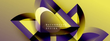 Soyut geometrik tasarım. Altın, mor renkler harmanlanır. Modern arka plan dokusu dinamik görsel etki yaratır. Minimalist stil.