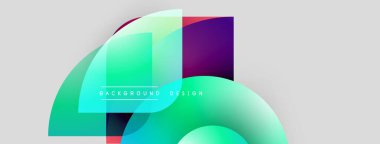 Soyut sıvı şekilleri, canlı gradyanlar, modern tasarım. Hafif arkaplan renk çakışan elementleri tamamlar. Minimalist estetik.