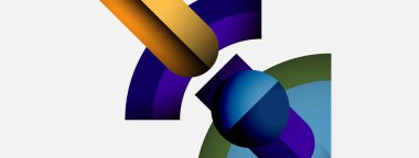 Soyut şekiller örtüşüyor, canlı renk değişimleri yaratıyor. Kompozisyon modern, dinamik ve görsel olarak çekici geliyor. Yumuşak geçişler biçimleri tanımlar.