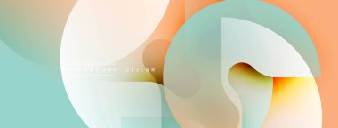 Soyut sıvı şekilleri kesişir. Yumuşak pastel renkler harmanlanarak modern arkaplan tasarımı oluşturur. Minimalist estetik, pürüzsüz gradyanlar mevcut.
