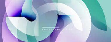 Soyut sıvı şekilleri örtüşür ve canlı renk değişimleri yaratır. Yumuşak kıvrımlar hareketi gösterir, modern tasarım estetiği.