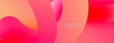 Soyut gradyanlar harmanlanarak akışkan şekiller yaratır. Sıcak renkler tasarıma hakim, modern estetik sunuyor. Metin arkaplan tasarımı okur.